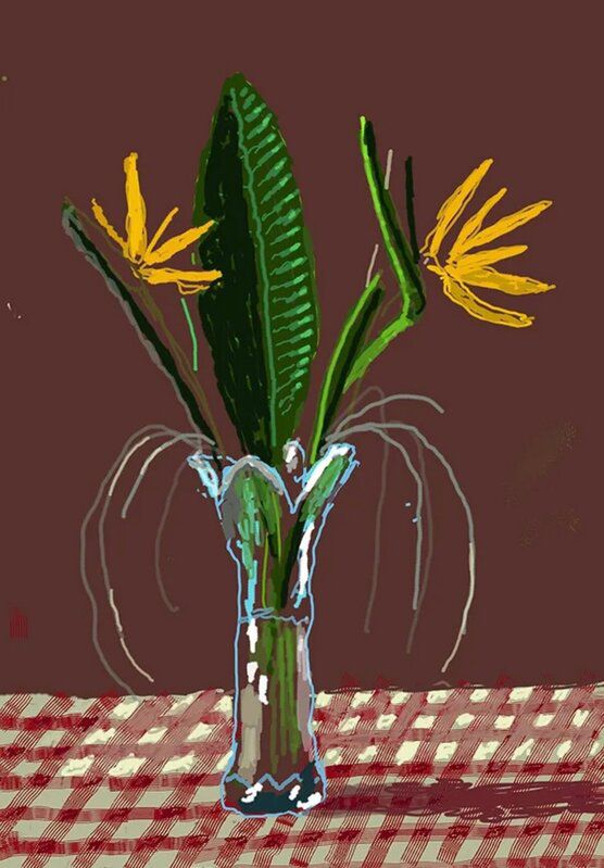26th March 2021, Exotic Flowers by David Hockney